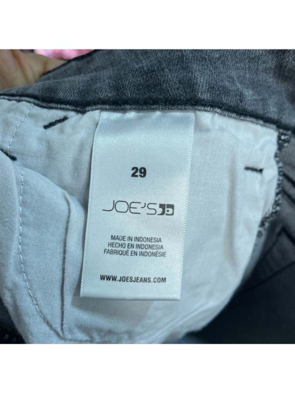 Joe's Jeans Women's 29 Gray Boot cut Jeans Raw Hem P0882 - Picture 8 of 12